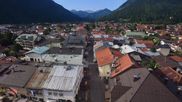 Archived webcam image showing Karwendel Alps - Mittenwald Church on 6 Aug 2026 at 08:28