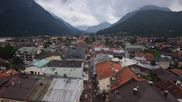 Archived webcam image showing Karwendel Alps - Mittenwald Church on 6 Aug 2026 at 16:28