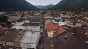 Archived webcam image showing Karwendel Alps - Mittenwald Church on 3 Aug 2026 at 07:03