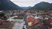 Archived webcam image showing Karwendel Alps - Mittenwald Church on 24 Aug 2026 at 07:36