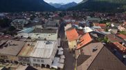 Archived webcam image showing Karwendel Alps - Mittenwald Church on 24 Aug 2026 at 08:36