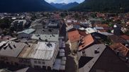 Archived webcam image showing Karwendel Alps - Mittenwald Church on 7 Sep 2026 at 10:54