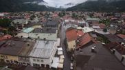 Archived webcam image showing Karwendel Alps - Mittenwald Church on 14 Sep 2026 at 08:07