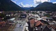 Archived webcam image showing Karwendel Alps - Mittenwald Church on 14 Sep 2026 at 14:07