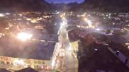 Archived webcam image showing Karwendel Alps - Mittenwald Church on 28 Sep 2026 at 04:05
