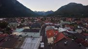 Archived webcam image showing Karwendel Alps - Mittenwald Church on 28 Sep 2026 at 07:05