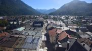 Archived webcam image showing Karwendel Alps - Mittenwald Church on 28 Sep 2026 at 14:05