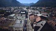 Archived webcam image showing Karwendel Alps - Mittenwald Church on 28 Sep 2026 at 12:05