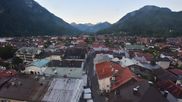 Archived webcam image showing Karwendel Alps - Mittenwald Church on 20 Sep 2026 at 07:59