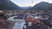 Archived webcam image showing Karwendel Alps - Mittenwald Church on 30 Sep 2026 at 18:09