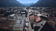 Archived webcam image showing Karwendel Alps - Mittenwald Church on 30 Sep 2026 at 12:09