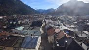 Archived webcam image showing Karwendel Alps - Mittenwald Church on Feb 26, 2026 at 2:17 PM