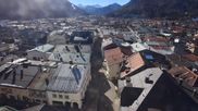 Archived webcam image showing Karwendel Alps - Mittenwald Church on Feb 26, 2026 at 10:17 AM