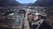 Archived webcam image showing Karwendel Alps - Mittenwald Church on Feb 26, 2026 at 12:17 PM