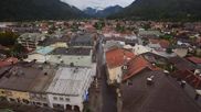 Archived webcam image showing Karwendel Alps - Mittenwald Church on 5 Oct 2026 at 08:12