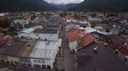 Archived webcam image showing Karwendel Alps - Mittenwald Church on 5 Oct 2026 at 16:12