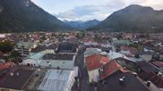 Archived webcam image showing Karwendel Alps - Mittenwald Church on 5 Oct 2026 at 18:12