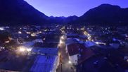 Archived webcam image showing Karwendel Alps - Mittenwald Church on 16 Oct 2026 at 07:56