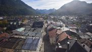 Archived webcam image showing Karwendel Alps - Mittenwald Church on 16 Oct 2026 at 14:56