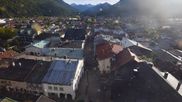 Archived webcam image showing Karwendel Alps - Mittenwald Church on 16 Oct 2026 at 16:56