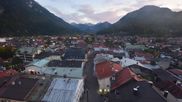 Archived webcam image showing Karwendel Alps - Mittenwald Church on 16 Oct 2026 at 18:56