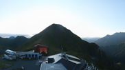 Archived webcam image showing Samnaun - Alp Trida Sattel Lift on 21 Aug 2026 at 07:36