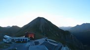 Archived webcam image showing Samnaun - Alp Trida Sattel Lift on 4 Sep 2026 at 07:16