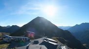 Archived webcam image showing Samnaun - Alp Trida Sattel Lift on 4 Sep 2026 at 08:16