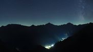 Archived webcam image showing Samnaun - Alp Trida Sattel Lift on 4 Sep 2026 at 22:16