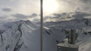 Archived webcam image showing Samnaun - Alp Trida Sattel Lift on 9 Mar 2026 at 16:06