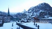 Archived webcam image showing Zermatt - Grand Hotel Zermatterhof on 26 Feb 2026 at 18:35