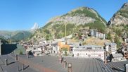 Archiviertes Webcam Bild: Zermatt: Panoramablick auf das Dorf am 12.07.2026 um 08:40 Uhr