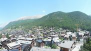 Archiviertes Webcam Bild: Zermatt: Panoramablick auf das Dorf am 12.07.2026 um 14:40 Uhr
