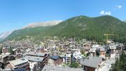 Archiviertes Webcam Bild: Zermatt: Panoramablick auf das Dorf am 12.07.2026 um 16:40 Uhr