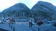 Archived webcam image showing Zermatt - Grand Hotel Zermatterhof on 10 Oct 2026 at 18:21