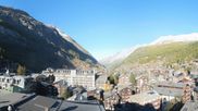 Archived webcam image showing Zermatt - Grand Hotel Zermatterhof on 22 Oct 2026 at 16:49