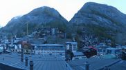 Archived webcam image showing Zermatt - Grand Hotel Zermatterhof on 22 Oct 2026 at 18:49