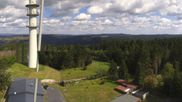 Archived webcam image showing Sachsenbrunn - Bleßberg Mountain on 6 Aug 2026 at 10:09