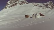 Archived webcam image showing Widdersteinhütte - Warth-Schröcken (Ski Arlberg) on 3 Apr 2026 at 10:41