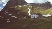 Archived webcam image showing Widdersteinhütte - Warth-Schröcken (Ski Arlberg) on 28 May 2026 at 16:10