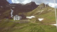 Archived webcam image showing Widdersteinhütte - Warth-Schröcken (Ski Arlberg) on 28 May 2026 at 18:10
