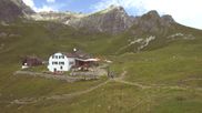 Archived webcam image showing Widdersteinhütte - Warth-Schröcken (Ski Arlberg) on 3 Aug 2026 at 14:57