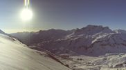 Archived webcam image showing Widdersteinhütte - Warth-Schröcken (Ski Arlberg) on 4 Mar 2026 at 08:04