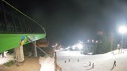 Archived webcam image showing Slotwiny Arena - Top Station Chair Lift on 26 Feb 2026 at 18:35