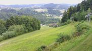 Archived webcam image showing Laskowa Ski - Slope No. 1 on 26 Aug 2026 at 14:00