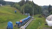 Archived webcam image showing Laskowa - Base station chair lift on 14 Sep 2026 at 16:13