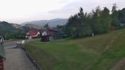 Archived webcam image showing Laskowa - Base station chair lift on 14 Sep 2026 at 18:13