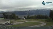 Archived webcam image showing Tulfes - View Mid Station Glungezer on 7 May 2026 at 08:29