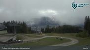 Archived webcam image showing Tulfes - View Mid Station Glungezer on 7 May 2026 at 09:29