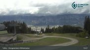 Archived webcam image showing Tulfes - View Mid Station Glungezer on 7 May 2026 at 13:29
